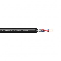 Procab CMC222-CCA/3 Balanced microphone cable - flex 2 x 0.34 mm2 - 22 AWG - EN50399 CPR Eurocl
